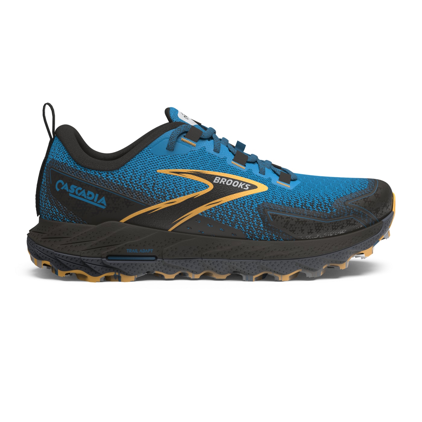 Brooks M Cascadia 18 Blue Sapphire/Black/Orange