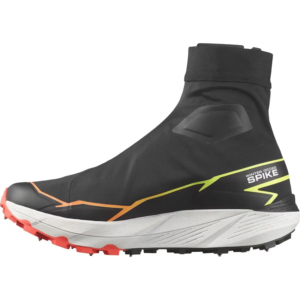 Salomon Unisex Winter Cross Spike Black/Fiery Coral