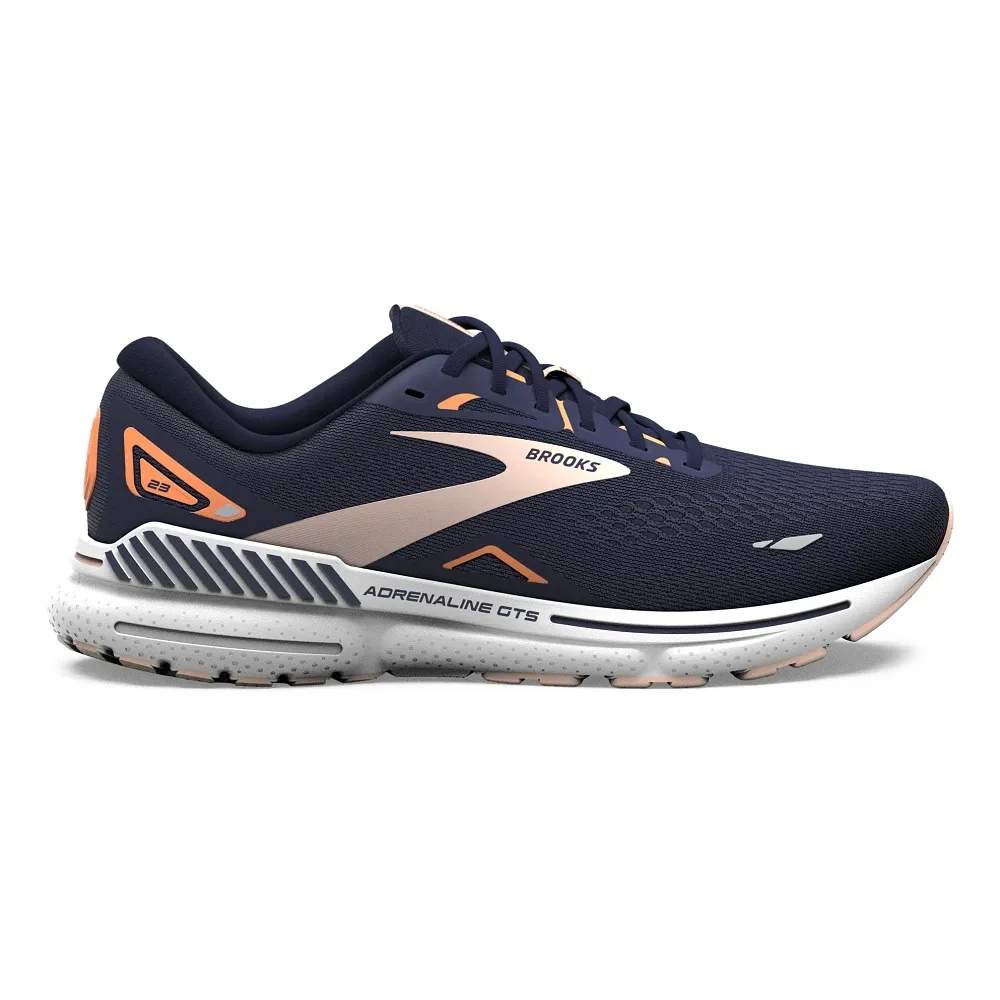 Brooks W Adrenaline GTS 23 Peacoat/Tangerine/Peach display picture 2