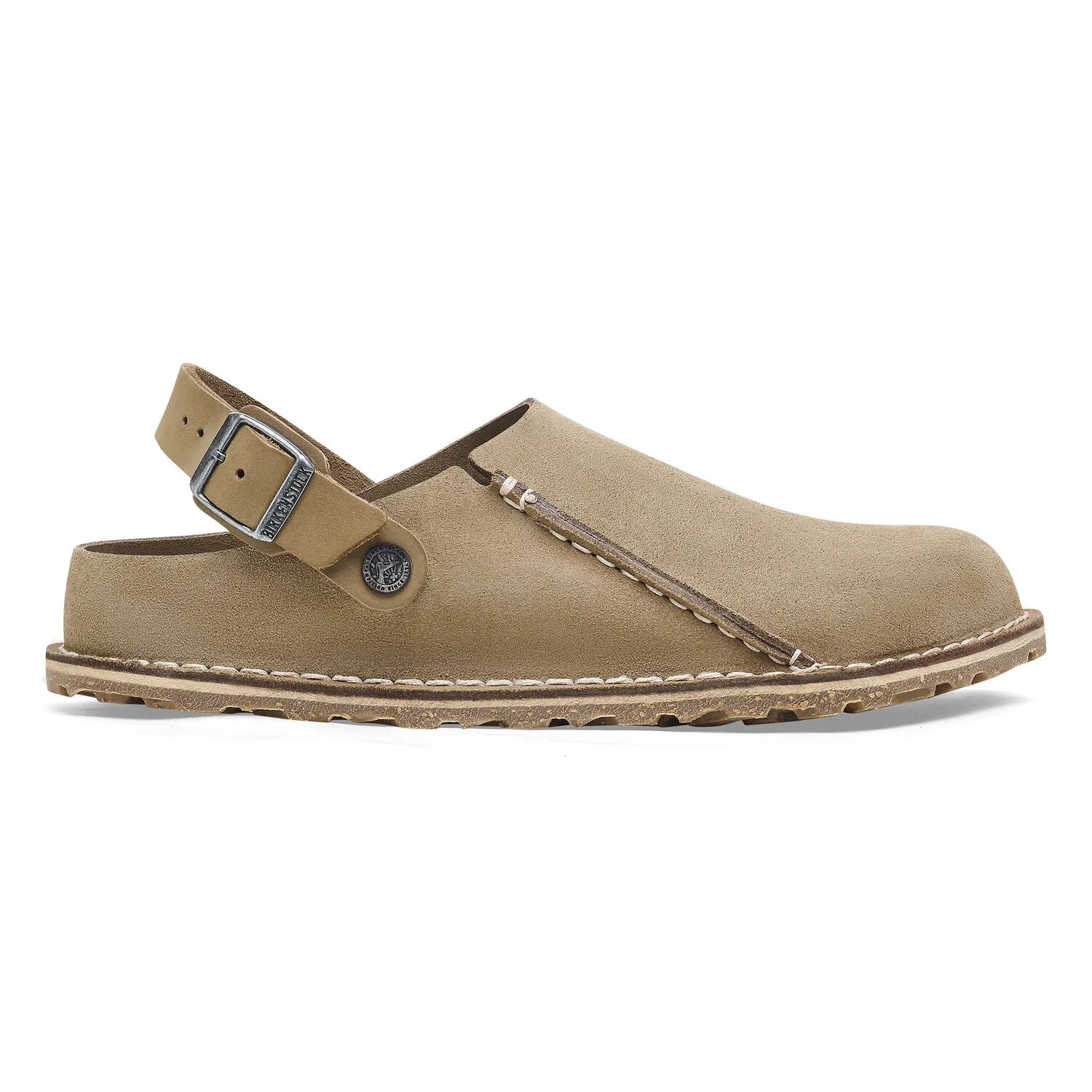 Birkenstock Lutry Premium Suede 38 N Gray Taupe