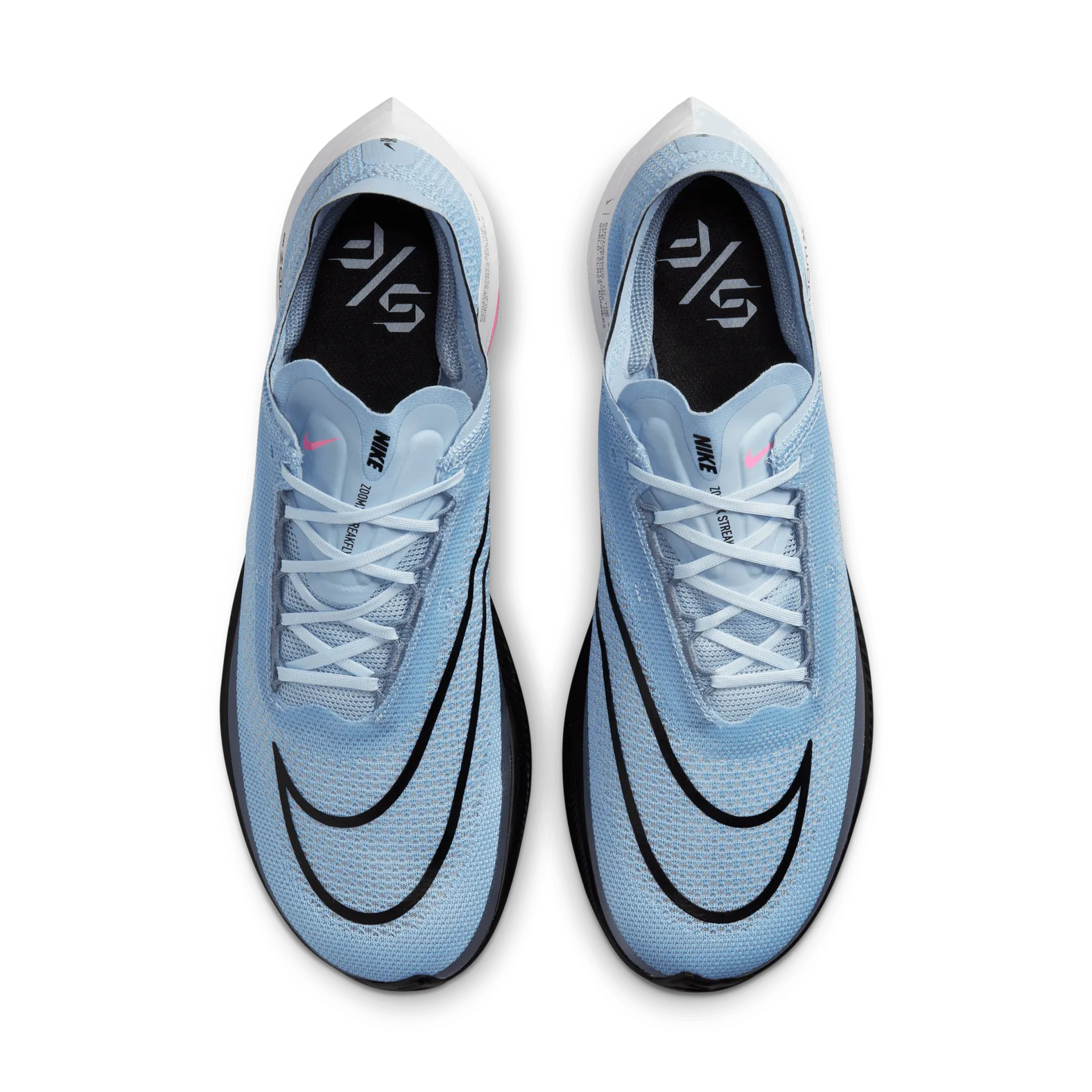 Nike Men\'s Black and Blue Athletic ZOOMX STREAKFLY Shoes Nike Streakfly 2 Blue Men main image 3